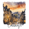 Edinburgh Scotland, Edinburgh watercolour