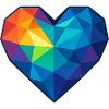 Heart Low Poly - Love - Valentines