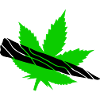 Green Leaf Silhouette Design