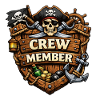 Pirate Crew Member Badge