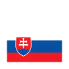 Slovaquie drapeau et blason stylisés
