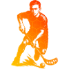 Illustration floorball pour floorball