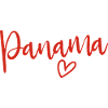 Panama Heart Women's Love Panama