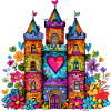 Rainbow Heart Castle