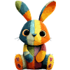 Patchwork Bunny Colour Festival