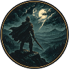 Moonlight Knight on the Abyss