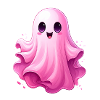 Cute Pink Ghost