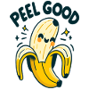 Peel Good Banana Cartoon