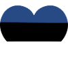 Estonian Heart Flag