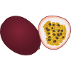Passionsfrucht-Duo-Kunst