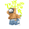 Chaos Bear Graffiti Break All Rules