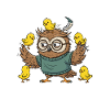 Teacher Owl Have Patience - Teacher