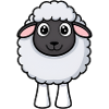 Zottel-Schaf Kuschel-Design
