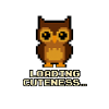 Pixel Eulen Loading Cuteness