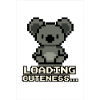 Pixel Koala Loading Cuteness