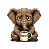 its fine im fine coffee elephant