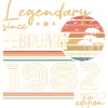 Février 1982 anniversaire 1982 légendes Février