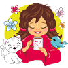 Smiling_girl_is_drinking_coffee_in_the_company