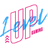 Neon Retro Gaming Logo 80s Vibe
