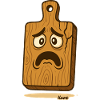 Schneidbrett_mit_Gesicht for the kitchen
