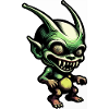 Green Goblin im Retro-Comic-Stil