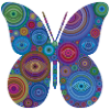 Papillon Œil Abstrait