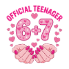 Officiel Teenager 67 Hearts 13-års fødselsdag