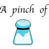 Cobalt Blue Salt Shaker Icon