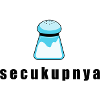 Blue Salt Shaker Cartoon