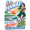 Hawaii Dream Trip 50s Poster