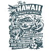 Hawaii Dream Trip 50s Poster