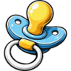 Pacifier Cartoon Baby