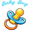 Pacifier Cartoon Baby