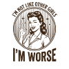 Pin-up "I'm Worse"