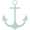 Pastel Anchor Nautical Motif