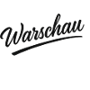 Warsaw lettering in italics