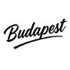 Budapest Script Lettering Travel Souvenir