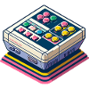 Retro Game Console Pixel Art