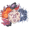 RPG Tabletop D20 Dice Gift Magician