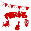 Red Feria: Bull, Guitar and Bandana