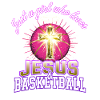 Jesus and Basketball Girl Design