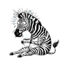 its fine im fine coffee zebra