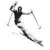 Retro Skier