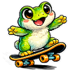 Happy Frog Skateboard