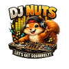 Squirrel DJ Nuts Cute Squirrel Funny