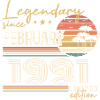 Février 1991 anniversaire 1991 légendes Février