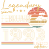 Février 1993 anniversaire 1993 légendes Février