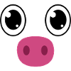 Cute Pig Face Kawaii Snout Costume
