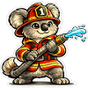 Fire Brigade Koala Water Jet