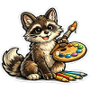 Kleiner Mal-Raccoon